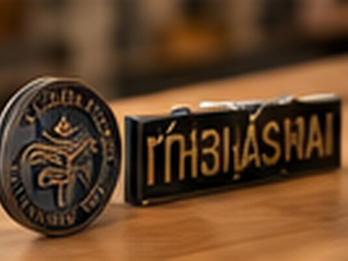 3D принтирана табела с релефно лого