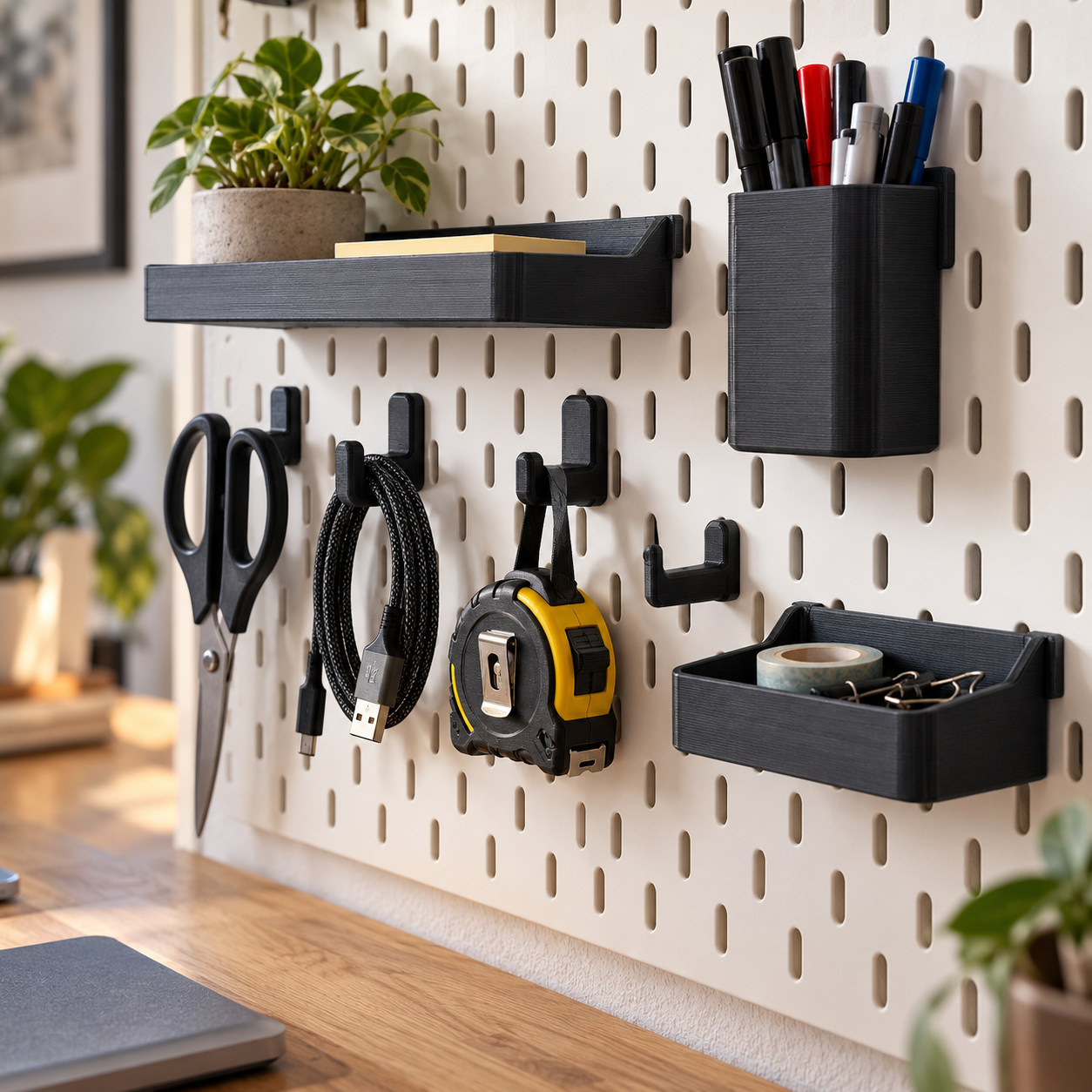 3D аксесоари за IKEA SKÅDIS – куки, стойки и държачи