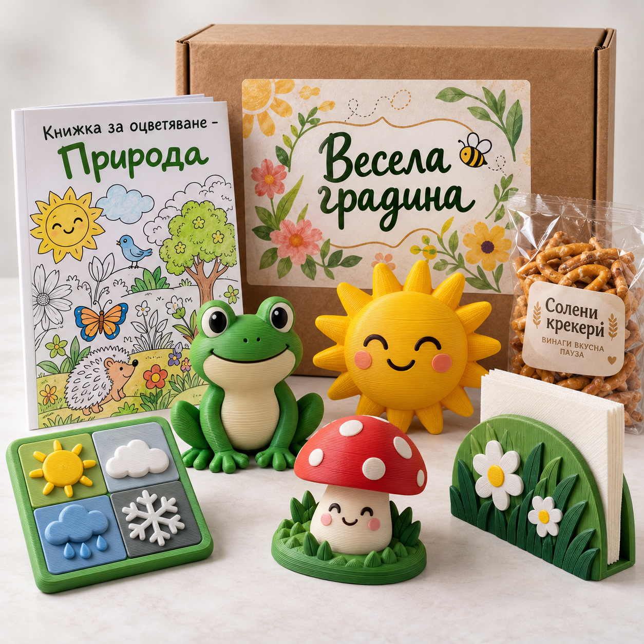 Подаръчен комплект „Весела градина“