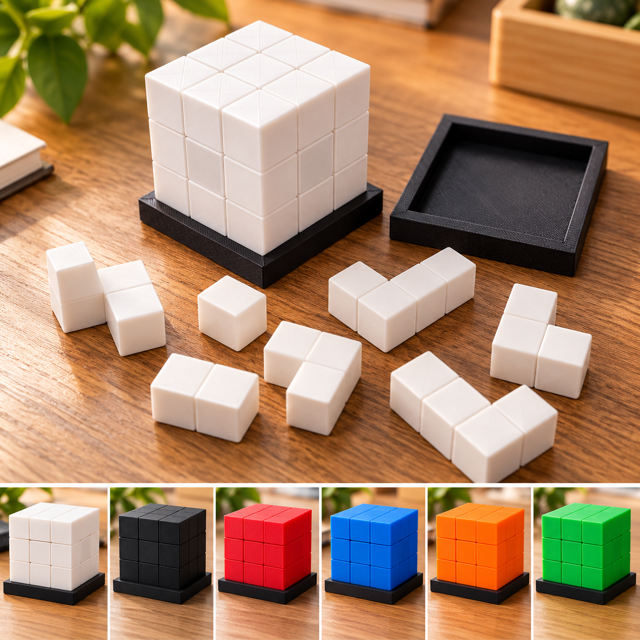 3D логически пъзел Soma Cube (Куб на Сома)